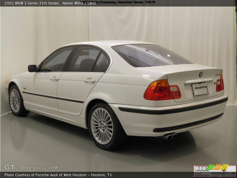 Alpine White / Sand 2001 BMW 3 Series 330i Sedan