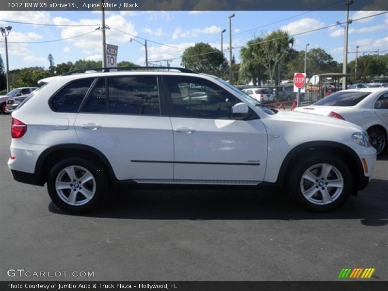 Alpine White / Black 2012 BMW X5 xDrive35i