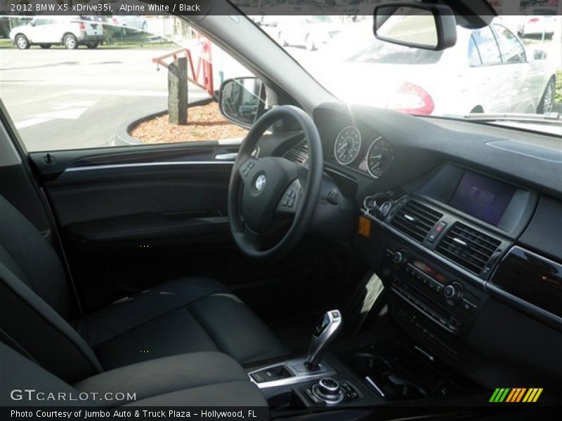 Alpine White / Black 2012 BMW X5 xDrive35i