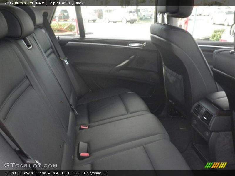 Alpine White / Black 2012 BMW X5 xDrive35i