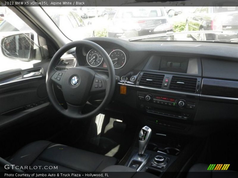 Alpine White / Black 2012 BMW X5 xDrive35i