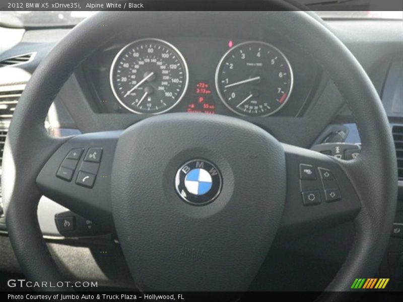 Alpine White / Black 2012 BMW X5 xDrive35i
