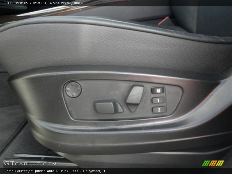 Alpine White / Black 2012 BMW X5 xDrive35i