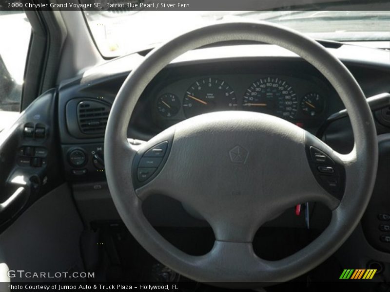 Patriot Blue Pearl / Silver Fern 2000 Chrysler Grand Voyager SE