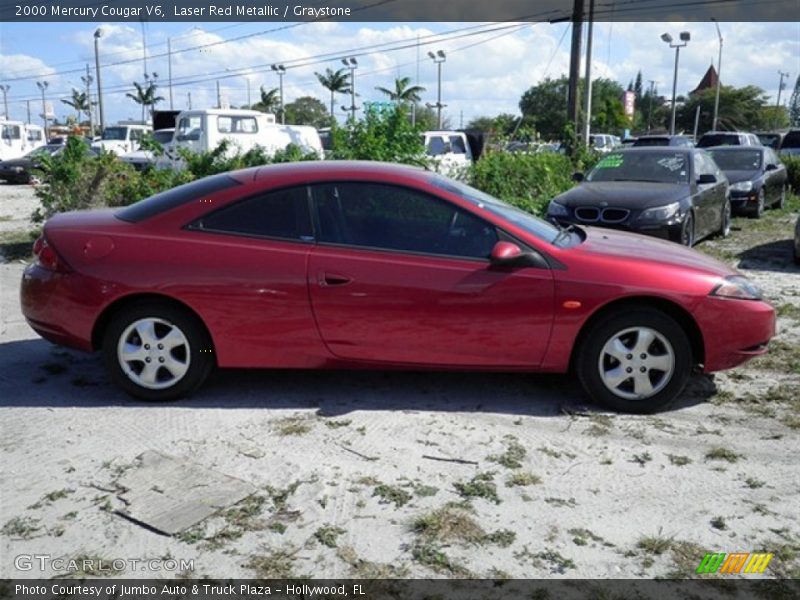 Laser Red Metallic / Graystone 2000 Mercury Cougar V6