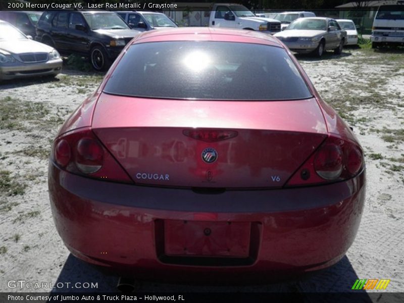 Laser Red Metallic / Graystone 2000 Mercury Cougar V6