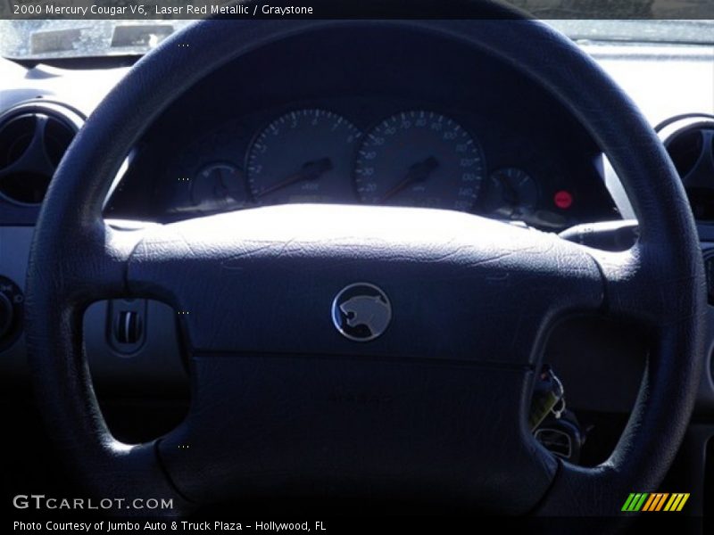 Laser Red Metallic / Graystone 2000 Mercury Cougar V6
