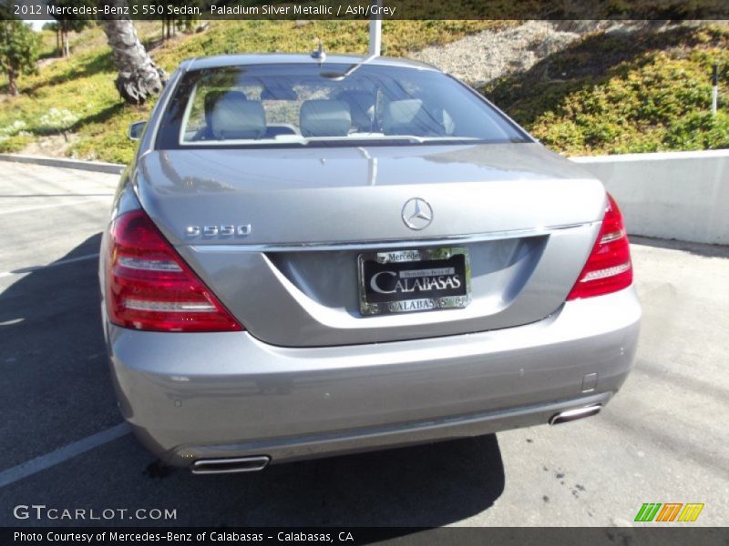 Paladium Silver Metallic / Ash/Grey 2012 Mercedes-Benz S 550 Sedan