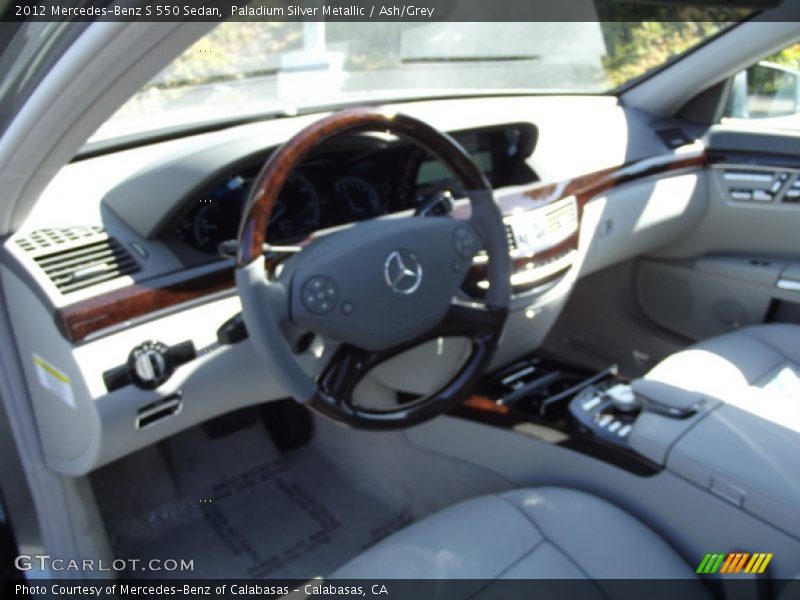 Paladium Silver Metallic / Ash/Grey 2012 Mercedes-Benz S 550 Sedan