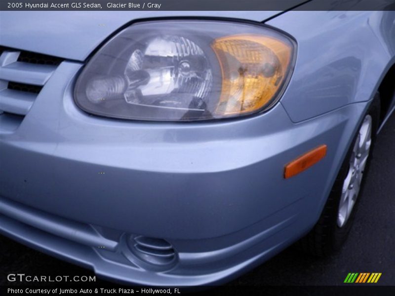 Glacier Blue / Gray 2005 Hyundai Accent GLS Sedan