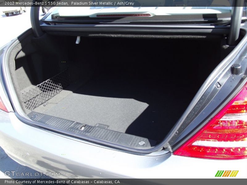 Paladium Silver Metallic / Ash/Grey 2012 Mercedes-Benz S 550 Sedan
