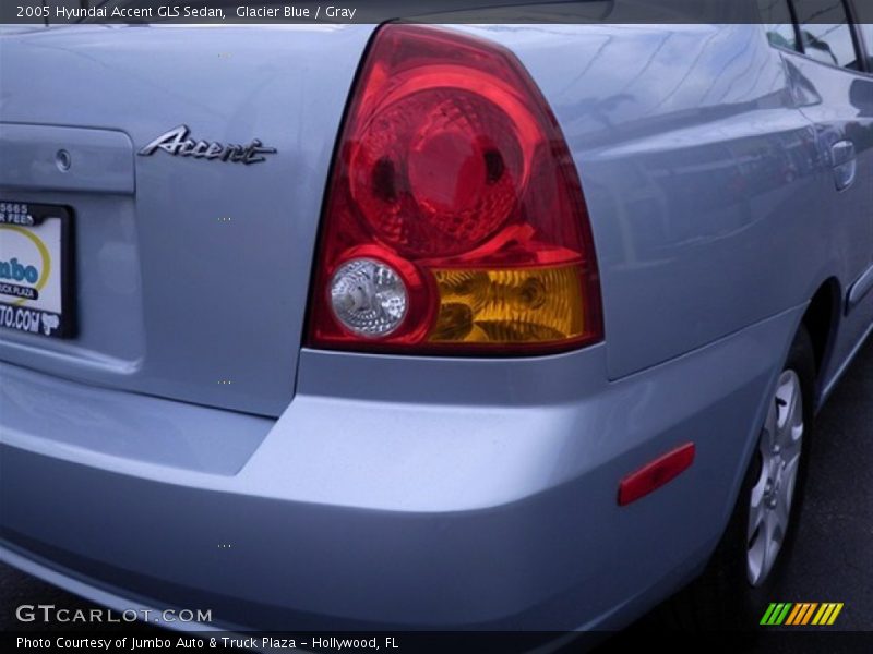 Glacier Blue / Gray 2005 Hyundai Accent GLS Sedan