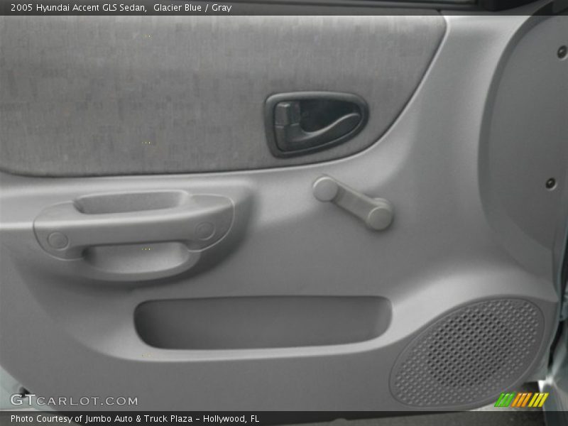 Glacier Blue / Gray 2005 Hyundai Accent GLS Sedan
