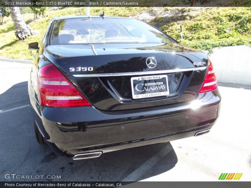 Black / Cashmere/Savanna 2012 Mercedes-Benz S 350 BlueTEC 4Matic