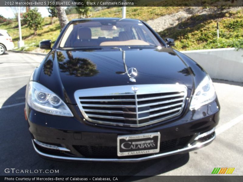 Black / Cashmere/Savanna 2012 Mercedes-Benz S 350 BlueTEC 4Matic