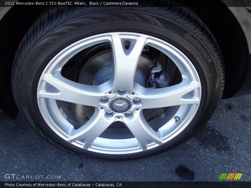 Black / Cashmere/Savanna 2012 Mercedes-Benz S 350 BlueTEC 4Matic