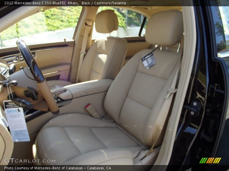 Black / Cashmere/Savanna 2012 Mercedes-Benz S 350 BlueTEC 4Matic
