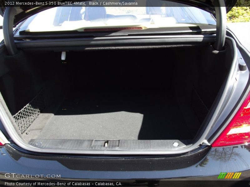 Black / Cashmere/Savanna 2012 Mercedes-Benz S 350 BlueTEC 4Matic