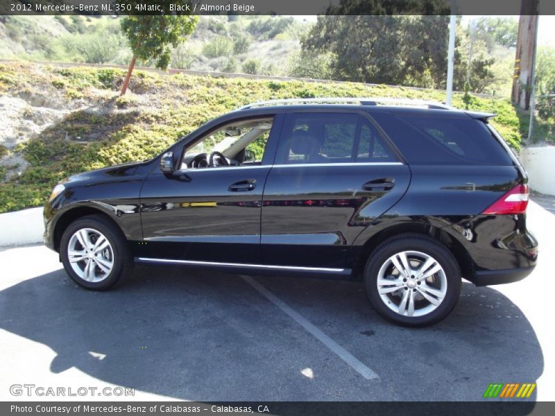 Black / Almond Beige 2012 Mercedes-Benz ML 350 4Matic