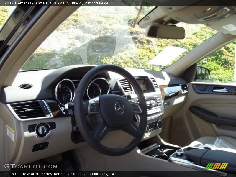 Black / Almond Beige 2012 Mercedes-Benz ML 350 4Matic