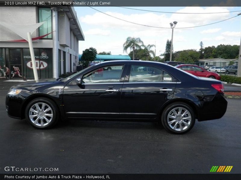 Tuxedo Black Metallic / Light Camel 2010 Lincoln MKZ FWD