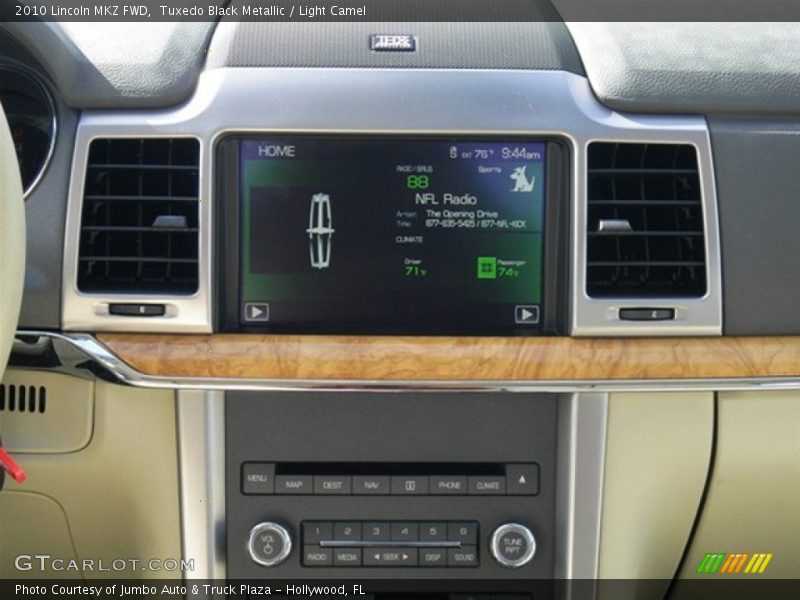 Tuxedo Black Metallic / Light Camel 2010 Lincoln MKZ FWD