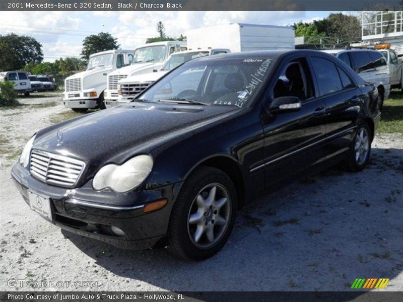 Black / Charcoal Black 2001 Mercedes-Benz C 320 Sedan