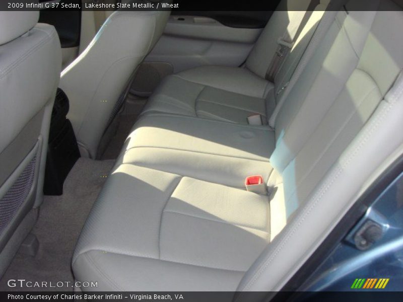 Lakeshore Slate Metallic / Wheat 2009 Infiniti G 37 Sedan