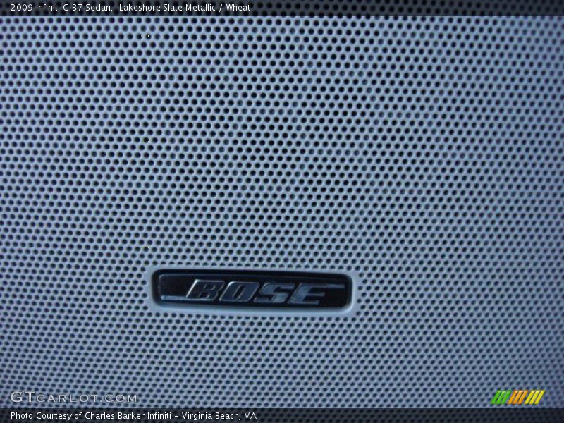 Lakeshore Slate Metallic / Wheat 2009 Infiniti G 37 Sedan