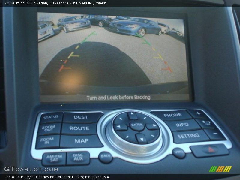 Lakeshore Slate Metallic / Wheat 2009 Infiniti G 37 Sedan