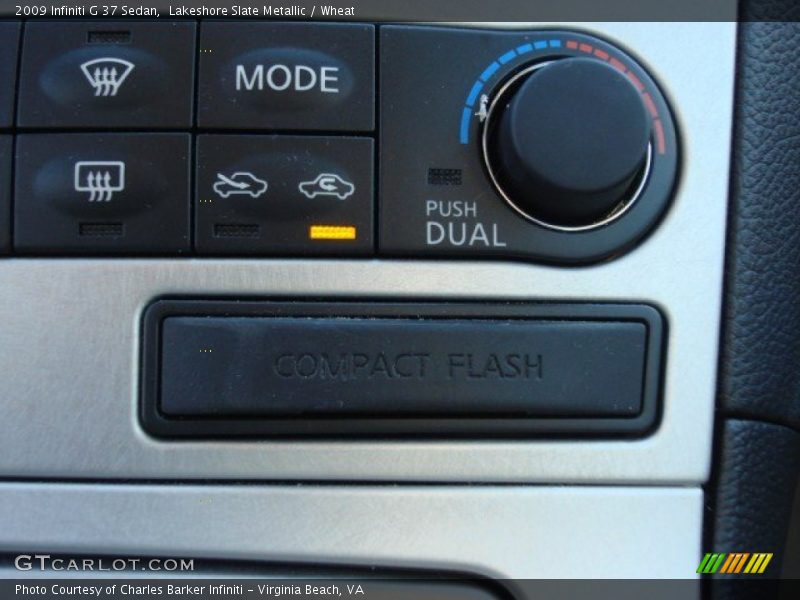 Lakeshore Slate Metallic / Wheat 2009 Infiniti G 37 Sedan