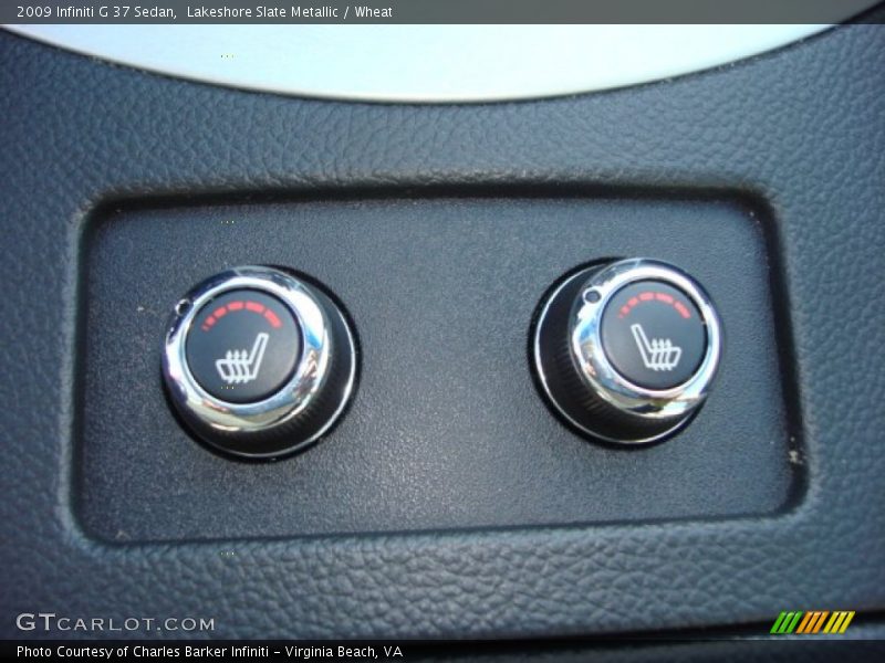 Lakeshore Slate Metallic / Wheat 2009 Infiniti G 37 Sedan