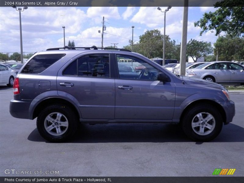 Alpine Gray / Gray 2004 Kia Sorento LX