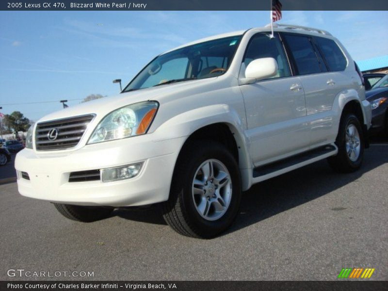 Blizzard White Pearl / Ivory 2005 Lexus GX 470