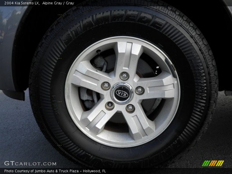 Alpine Gray / Gray 2004 Kia Sorento LX