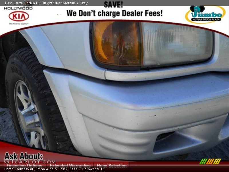 Bright Silver Metallic / Gray 1999 Isuzu Rodeo LS