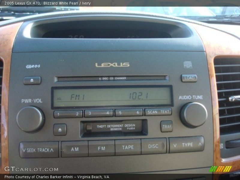 Blizzard White Pearl / Ivory 2005 Lexus GX 470