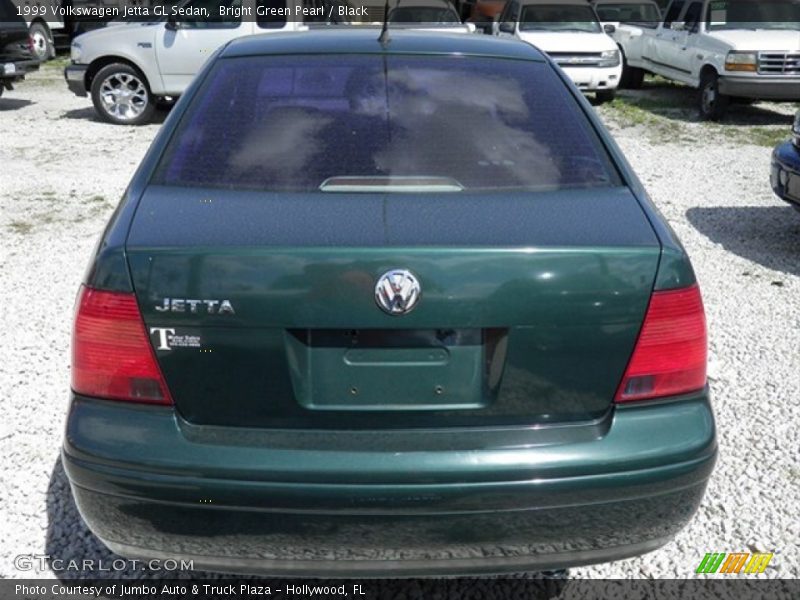 Bright Green Pearl / Black 1999 Volkswagen Jetta GL Sedan