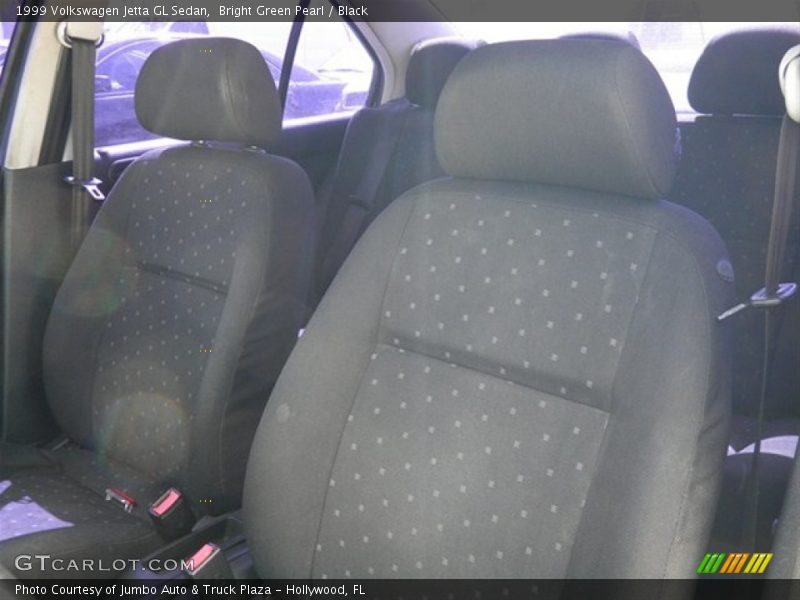 Bright Green Pearl / Black 1999 Volkswagen Jetta GL Sedan