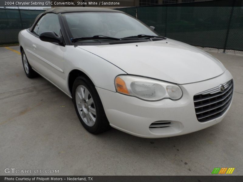 Stone White / Sandstone 2004 Chrysler Sebring GTC Convertible