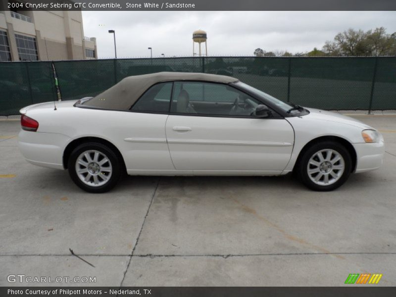 Stone White / Sandstone 2004 Chrysler Sebring GTC Convertible