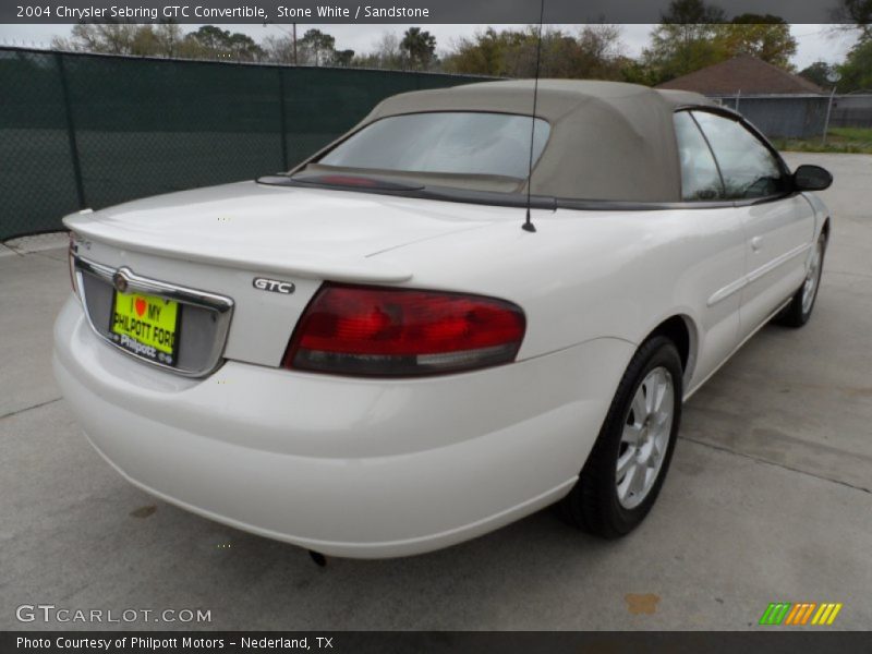 Stone White / Sandstone 2004 Chrysler Sebring GTC Convertible