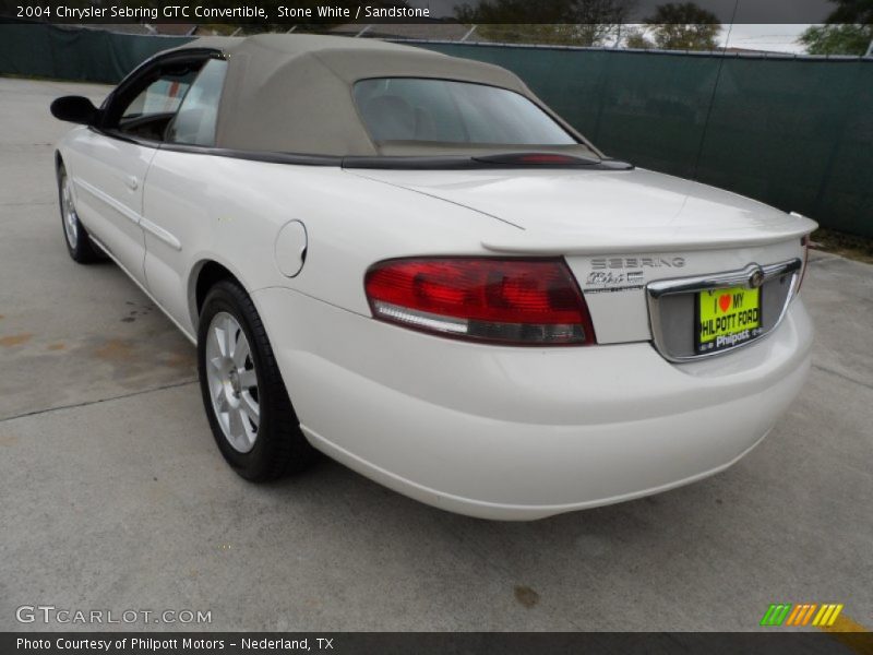 Stone White / Sandstone 2004 Chrysler Sebring GTC Convertible