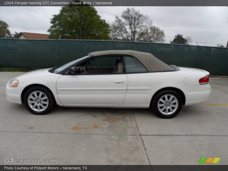 Stone White / Sandstone 2004 Chrysler Sebring GTC Convertible