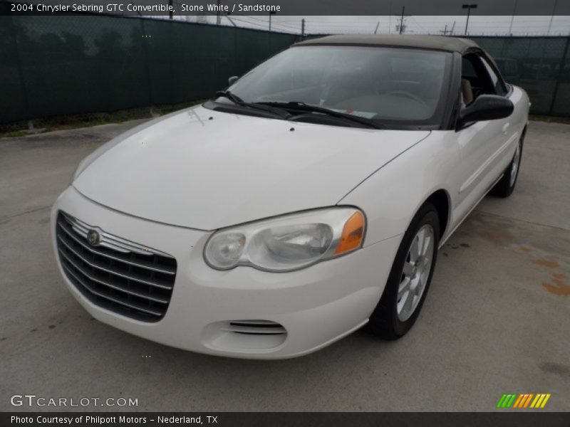Stone White / Sandstone 2004 Chrysler Sebring GTC Convertible