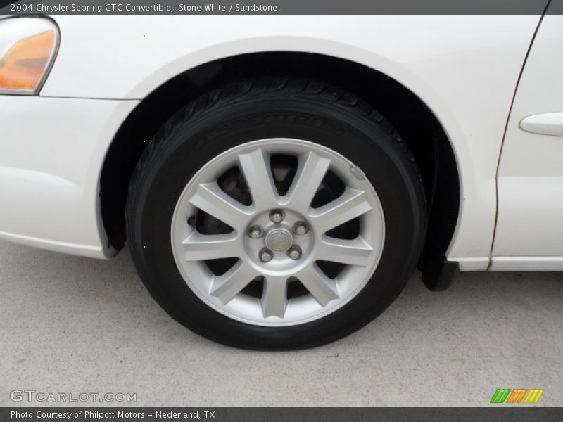 Stone White / Sandstone 2004 Chrysler Sebring GTC Convertible