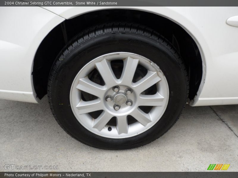 Stone White / Sandstone 2004 Chrysler Sebring GTC Convertible