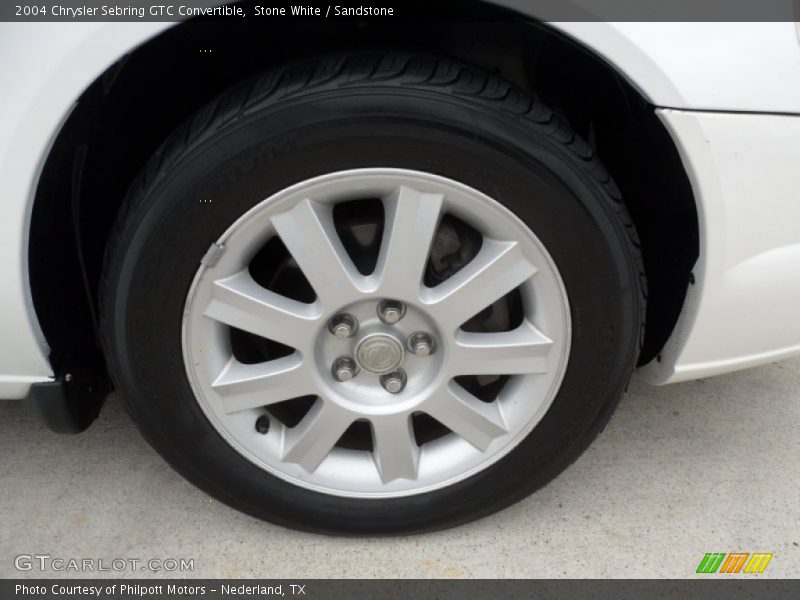 Stone White / Sandstone 2004 Chrysler Sebring GTC Convertible