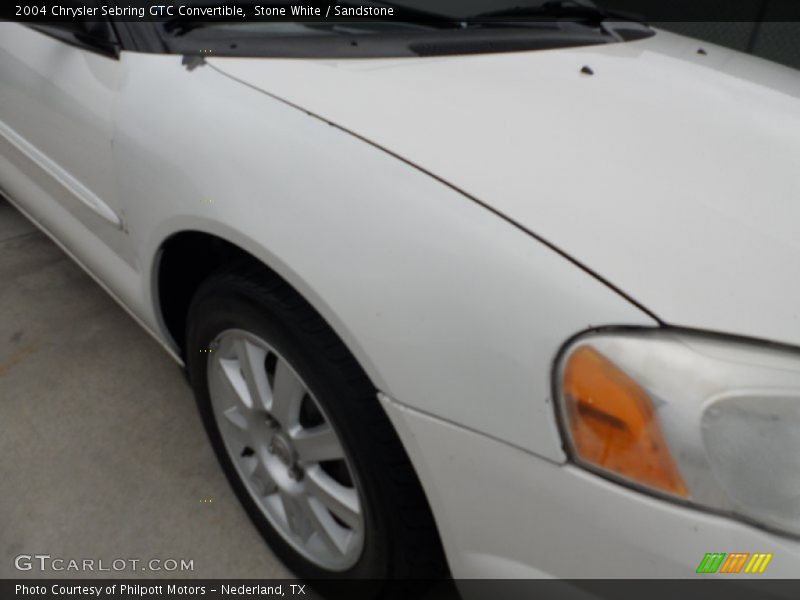Stone White / Sandstone 2004 Chrysler Sebring GTC Convertible