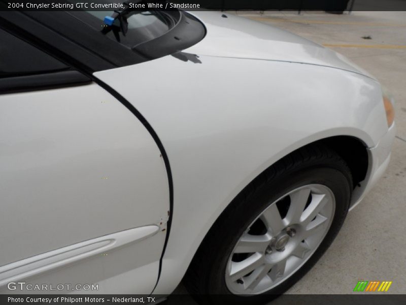 Stone White / Sandstone 2004 Chrysler Sebring GTC Convertible